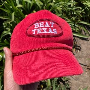 Corduroy Sooners "Beat Texas" Hat
